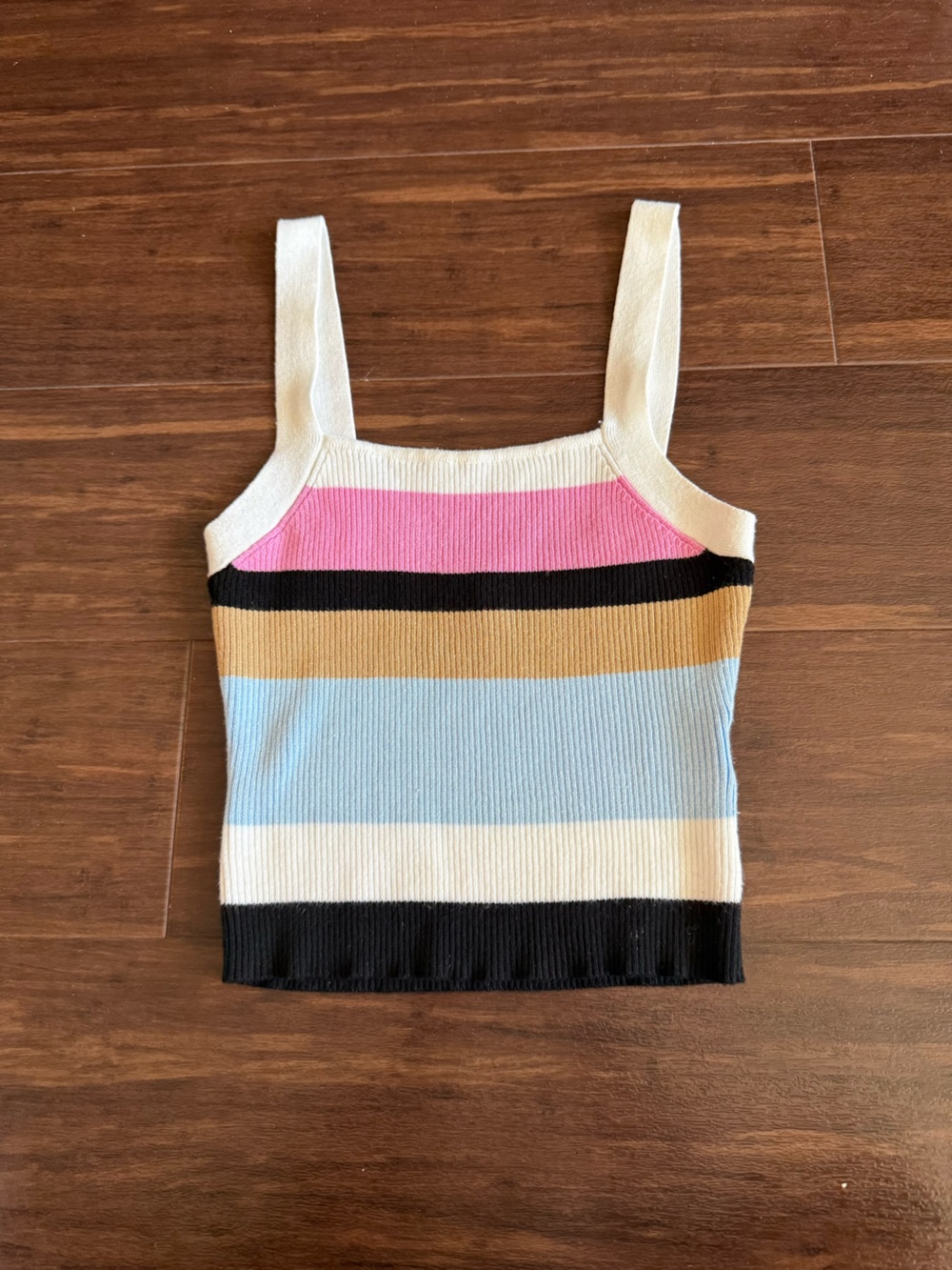 Z Supply Multicolored Striped Crop Top in size XS